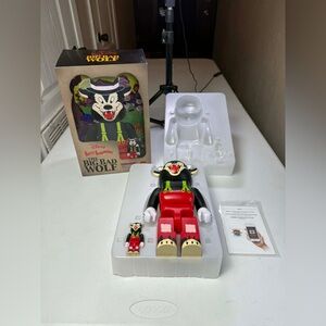 MEDICOM TOY BE@RBRICK THE BIG BAD WOLF 100％ & 400％ Silly Symphonies Disney